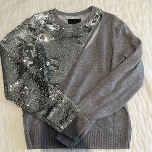 RTA Cashmere Sequin Sweater